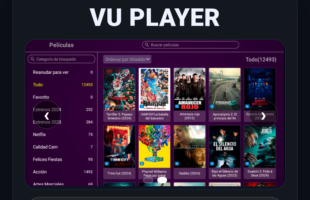 VU PLAYER — captura 1