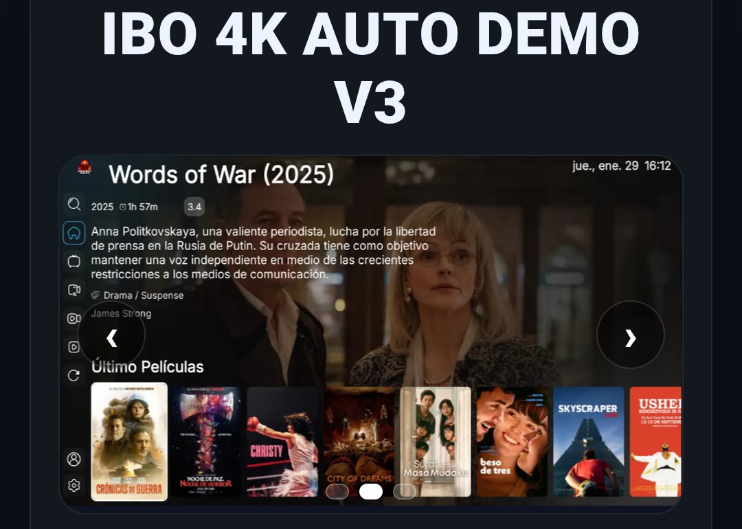 IBO 4K AUTO DEMO V3 — captura 1